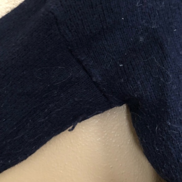 Gap Navy Wool Blend Turtleneck Size M - Picture 2 of 8